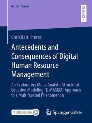 cover image of Antecedents and Consequences of Digital Human Resource Management